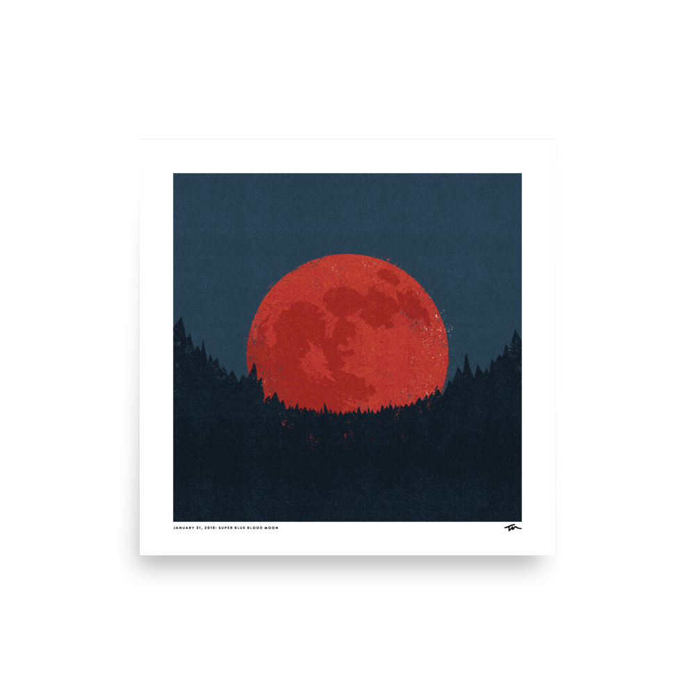 January 31, 2018: Super Blue Blood Moon