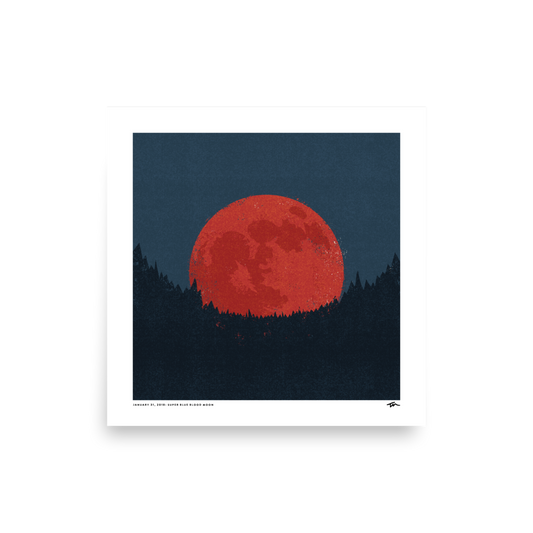 January 31, 2018: Super Blue Blood Moon