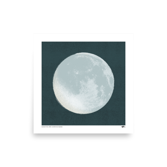 August 30, 2023: Super Blue Moon